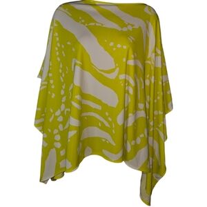 NWT Alfani Jagged Animal Printed Poncho